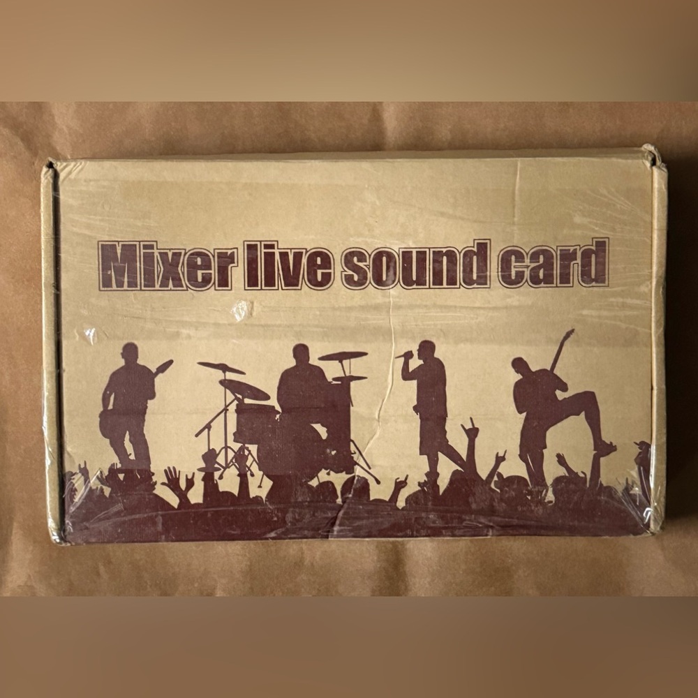 Mixer live sound card